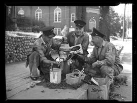 Firemen, Painting Hydrants