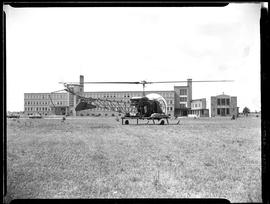 Helicopter Lands at St. Jeromes