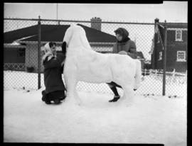 Snow Horse, East Ave.