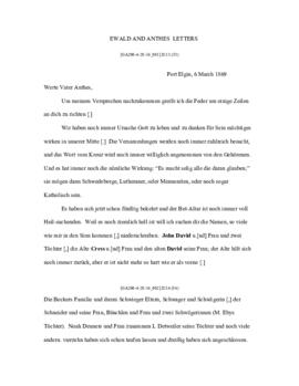 Ewald and Anthes letters