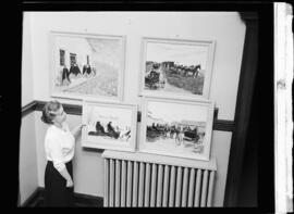 Library, Mennonite Paintings