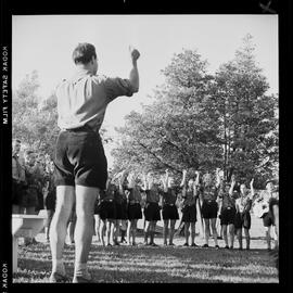 German Boy Scouts at Sunfish Lake