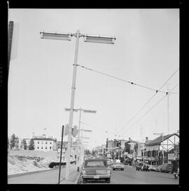 Waterloo, King St., Poles Leaning