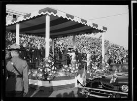 Royal Visit, Elizabeth and Philip at Hamilton