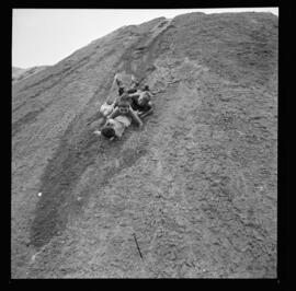 Tobogganing in Sand