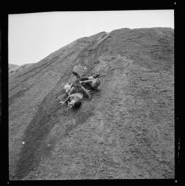 Tobogganing in Sand