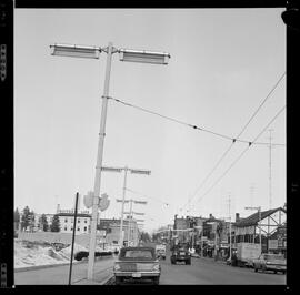 Waterloo, King St., Poles Leaning