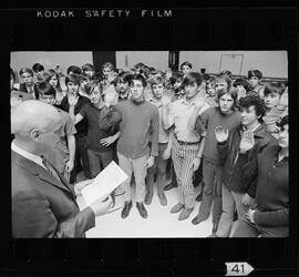 Kitchener Post Office, Laurel School, Kids Take Oath