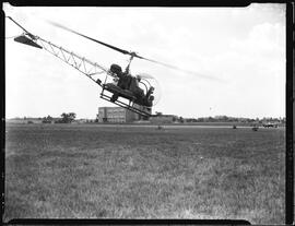 Helicopter Lands at St. Jeromes