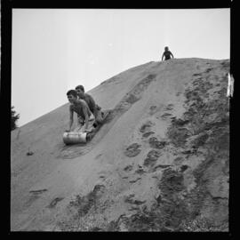 Tobogganing in Sand