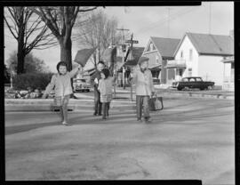 Cooper, Mrs. Wm. and Red Crossing Flags