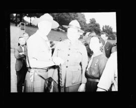Boy scouts chief scout visit