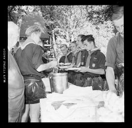 German Boy Scouts at Sunfish Lake