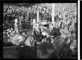 Royal Visit, Elizabeth and Philip at Hamilton