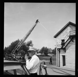 Kitchener Fire Department, New Radio on Ladder