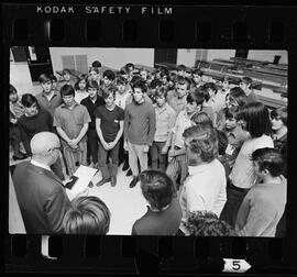 Kitchener Post Office, Laurel School, Kids Take Oath