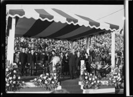 Royal Visit, Elizabeth and Philip at Hamilton