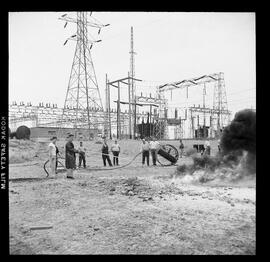 Fire, Demonstration at Hydro Station (Detweiler)
